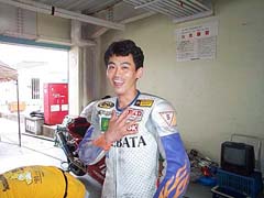 ライダー松島緊張中
